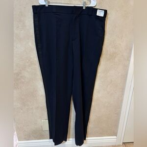 Men's navy Dress Pants with black tuxedo strip new with tags